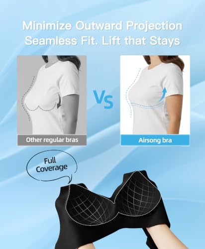 Image of Minimizer Bras for Women Full Coverage Wireless Plus Size Seamless Bralette Removable Pads Comfort 32A-42DD