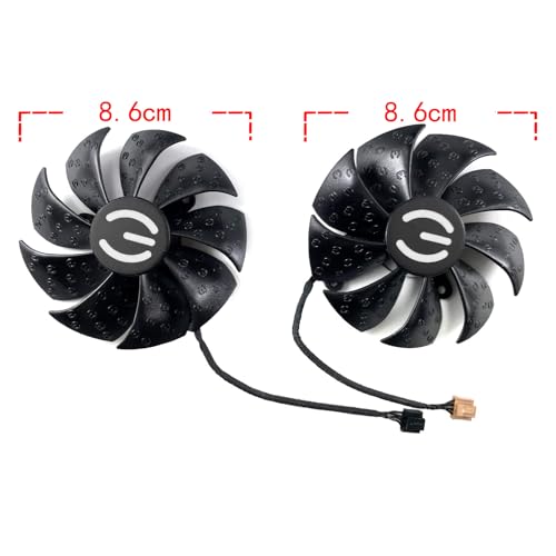 Ventilador PLD09220S12HH con doble flujo negro para EVGA 2