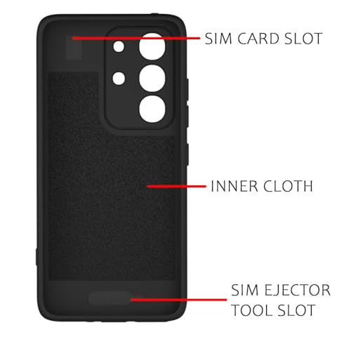 Image of Back Cover | MagFit Ring Design (Non-Magnetic) | Shockproof Case | Anti-Slip Grip | Raised Camera Edges | Slim Protective Case for Vivo T4x 5G / Y29 4G / Y31 Pro 5G /iQOO Z10x 5G (Matte Black)