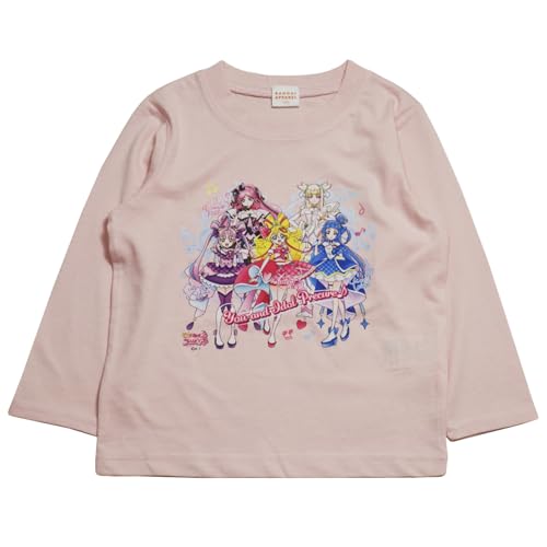 [プリキュア] クラシック eg9397azz 秋冬 キミとアイドルプリキュア 天竺 長袖Ｔシャツ プリキュア ガールズ ピンクのサムネイル