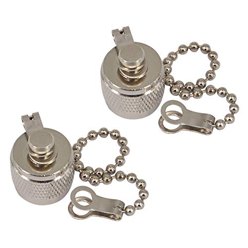 5-Pack Tapas TNC para Conector RF con Cadena miniatura 5