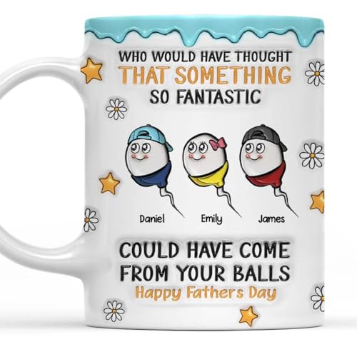 Taza personalizada 3D efecto inflado 11 oz miniatura 1
