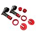 Hot Racing YEX156R01 Aluminum Adjustable Piggyback Reservoir Shock Upgrade for Axial Yeti XL