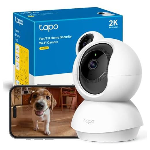 TP-Link Tapo C210 - Cámara IP WiFi 360° Cámara de Vigilancia 2K (3MP),Visión nocturna Admite tarjeta SD hasta 512 GB, Detección y seguimiento de movimiento, Control Remoto, Compatible con Alexa