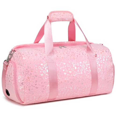 Sac de voyage pour filles et enfants compartimenté rose