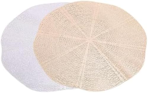 Sets de table ronds lavables et antidérapants pour cuisine
