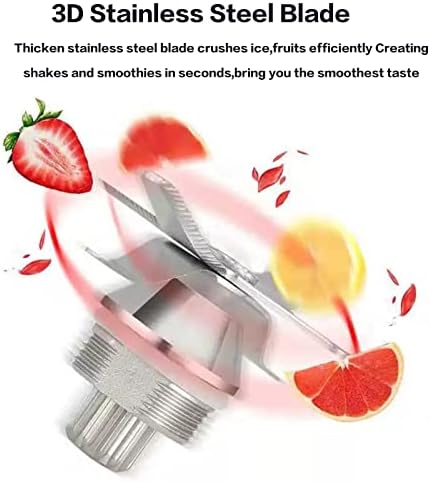 Blender Smoothie Maker 2000W with 15 Speed Control,2L BPA-Free Tritan Container, 6 Titanium Stainless Steel Blade,Jug Blender mixer High Speed Juicer/Ice/Smoothie/Frozen Dessert/Hot Soup/Nuts