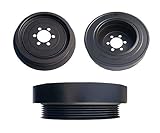 SWSD New Fit for 2006-2012 BM E90 128i E82 528i N52 Engine Harmonic Balancer Crank Pulley Compatible for BW Reference OEM 11237564969 Harmonic Balancer Assembly