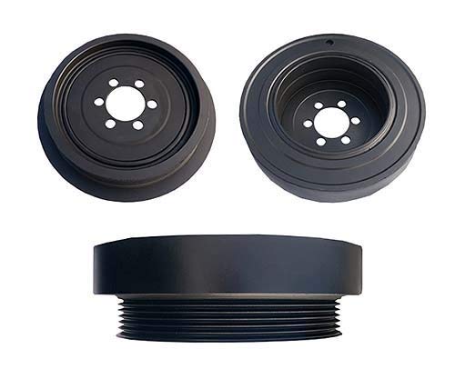 SWSD New Fit for 2006-2012 BM E90 128i E82 528i N52 Engine Harmonic Balancer Crank Pulley Compatible for BW Reference OEM 11237564969 Harmonic Balancer Assembly