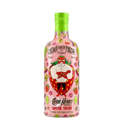 Likör Capitan Freson, Erdbeerlikör mit Tequila. 0,7 L, 17% vol.