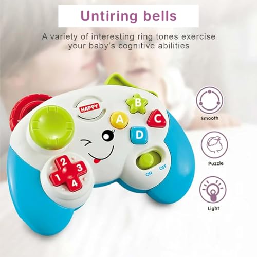 Image of Wembley Baby & Toddler Toys Electronic Early Development Activity Toys Game & Learn Controller Interactive Pretend Play Video Game with Sound Music Lights Ages 6+ Months