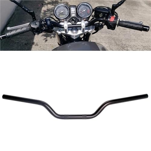 Manillar de motocicleta de 22 mm universal con acabado estructural premium 6