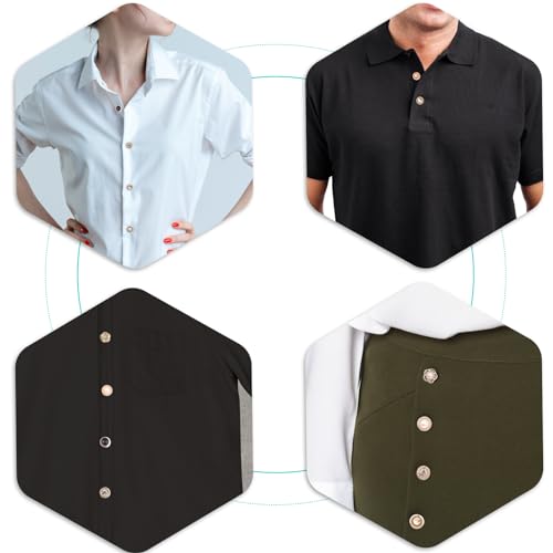 30 peças de camisa feminina broche, botões de cobertura anti-exposição, broches fixos, perolados, br