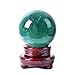 bolas de energía Rough natural pulido oficina de la bola de cristal de fluorita verde bola de cristal Lucky Feng Shui bola de pulido especial regalo de la decoración bola de fotografía de vidrio