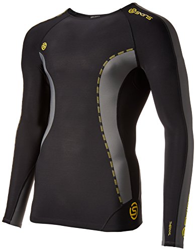 SKINS Men's DNAmic Thermal Long Sleeve Round Neck Compression Top