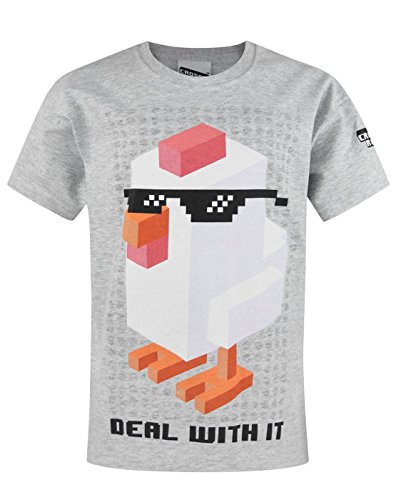 Crossy Road Deal With It Boy's T-Shirt (7-8 Years)