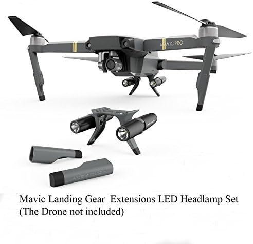 Landing Gear Leg Protector with Night Flight LED Lights For DJI Mavic Pro drone