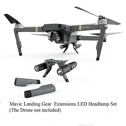 Landing Gear Leg Protector with Night Flight LED Lights For DJI Mavic Pro drone