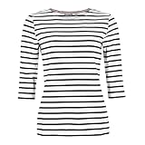 modAS Bretonisches Damenshirt mit 3/4-Arm - Streifenshirt Ringelshirt... modAS Bretonisches - www.hafentipp.de, Tipps für Segler