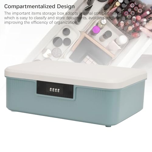 Caixa de Armazenamento de Capacidade 16L Com Trava de Senha, Organizador de Caixa de Armazenamento d