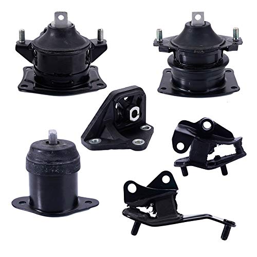 Engine Mmotor Mounts Replacement for 2003-2007 Honda Accord 2.4L Kit Auto Trans Mount Set 6PCS A4509 A4510 A4542 A4517 A4526HY A4516