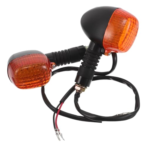 Clignotants moto orange étanches en plastique et alliage pour quad ATV 50-250cc