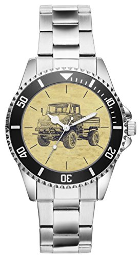Preisvergleich Produktbild Geschenk für Unimog Schlepper Fans Fahrer Kiesenberg Uhr 20139