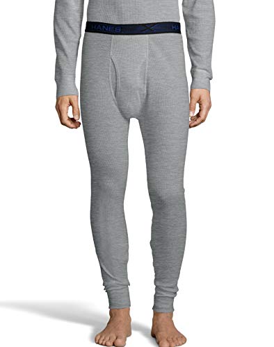 Hanes Men's Ultimate Thermal Pant with FreshIQ, X-Temp Technology & Organic Cotton Heather