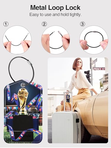 Image of TopMade Luggage Tags, Works with Apple Find My, Smart Suitcase Tag Tracker