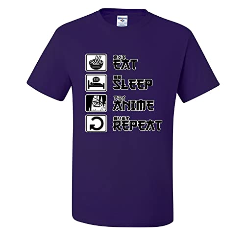 East Sleep Anime Repeat Mens T-Shirts
