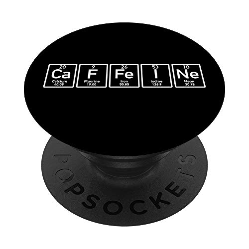 Cafeína café periódico PopSockets Agarre y Soporte para Teléfonos y Tabletas