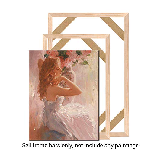 Stretcher Bars，Wood Canvas Frame Kit，DIY Canvas framm for Oil Painting,Art Stretcher Bars 40x50cm
