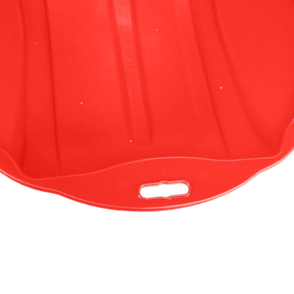 CALANDIS® Snow Sled Sledge Skiing Toboggan Board Outdoor Luge Sports Game Kids Adults Red-image-43