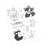 Fabricación de tarjetas de scrapbooking de bricolaje: diseño fantástico para sus álbumes de fotos, sobres, tarjetas, cartas, diario y otros, sellos de silicona para manualidades