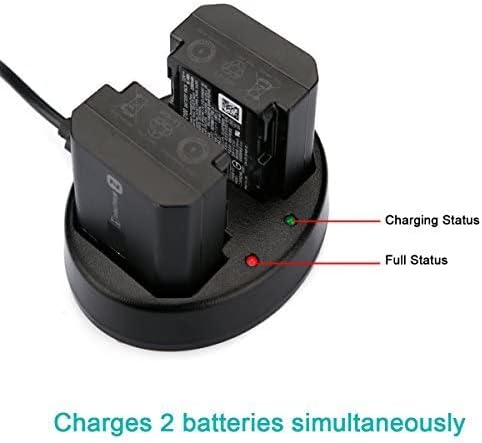 Newmowa Dual USB Charger for Sony NP-FZ100, BC-QZ1 and Sony a1, Sony a6600, Alpha 9, Sony A9, Sony Alpha 9R, Sony A9R, Sony Alpha 9S, Sony A7RIII, A7R3, Sony a7 III, Sony a7R IV Digital Camera