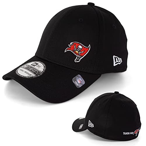 New Era Baseball Caps -39THIRTY Cap -Flawless Team Logo -MLB -NFL -NBA -Chicago Bulls -Lakers -Raiders -Yankees -Dodgers -Chiefs -Buccaneers -Saints -Sox -49ers (Tampa Bay Buccaneers, XS)