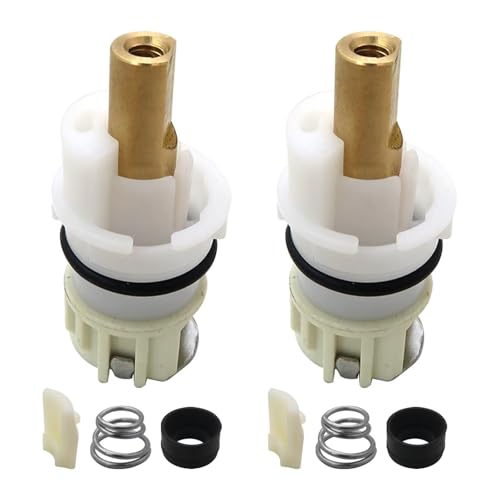 New RP25513 Faucet Stem Assembly Replacement Kit for Two Handle Faucet Repair Kit with Cartridge RP4993 Seats Springs, 2 Pack