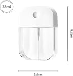 Vaporisateur de carte portable Bottle-38ml Mini Vaporisateur de parfum cosmétique rechargeable Bouteille vide pour l'alcool Hand Sanitizer Freshener