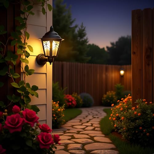 Image of BrighLyt Outdoor Gate Light & Garden Lamp - Waterproof LED Pillar Light for Main Entrance, Balcony & Pathway (GL25, Pack of 1)