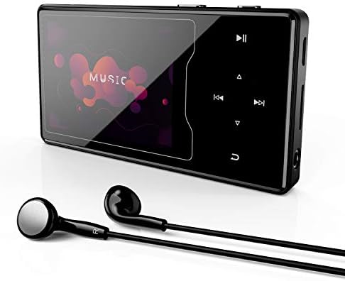 MP3 Player with Bluetooth 5.2, BERENNIS 16GB Portable HiFi Lossless Sound 2.4" Large Screen Music Player with FM Radio Voice Recorder Video Player, Support up to 128GB