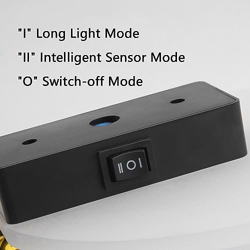 Luz de sensor recargable para apliques de pared LED con batería integrada 5