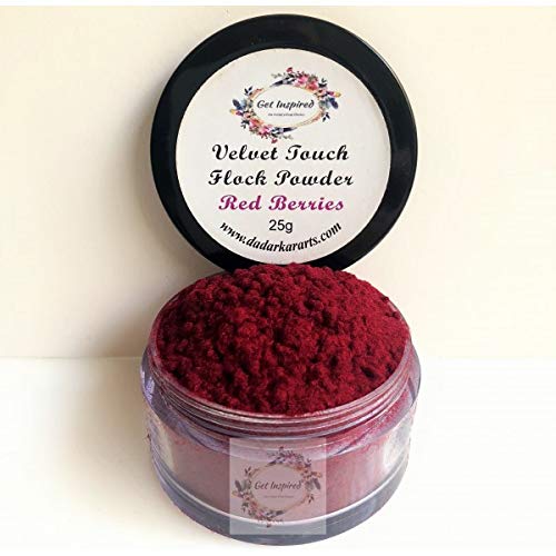 Get Inspired Red Berries Velvet Touch Flock - 25ml Jar-image-3