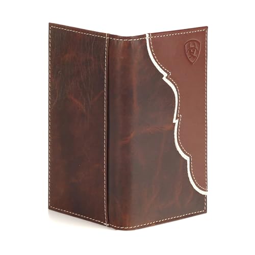 ARIAT Two Tone Shield Rodeo Wallet Tan2