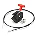 Produktbild Forspero Universal 142Cm 56Zoll Throttle Cable & Choke Lever for Lawnmower Rasenmäher Mower