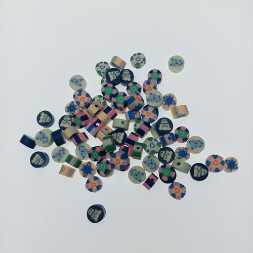 100 Perline Distanziatrici In Argilla Polimerica A Forma Di Gatto, Perline Miste In Argilla Per La Creazione Di Gioielli Fai Da Te, Bracciali, Collane, Fermagli Per Capelli (Gatto) - 5