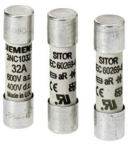 Cartouche fusible cylindrique SITOR 3NC1020 10 x 38 mm 600 V. - vue 2