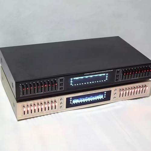 Ecualizador de audio Hifi, sintonización de efectos gráficos digitales, pantalla de espectro LED, Bluetooth/USB integrado, con control remoto para estudio de grabación