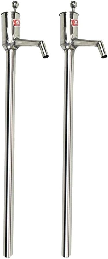 Manual Fuel Pump, Stainless Steel Oil Hand Pump, Heavy Duty Fuel Transfer Barrel Pump for Diesel, Portable Barrel Pump for Transfering Oil,1pcs