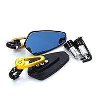 Specchietto Retrovisore Laterale Per Yamaha - Universale 7/8" 22mm, Colore Nero, Per R6, R1, MT07, FZ8