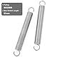 GUNGY Zugfedern mit Haken Edelstahl Zugfeder Spannfeder 125mm Außendurchmesser 16mm Drahtdurchmesser 2,0 mm Maximale Zugkraft 8,80kg 2,0x16x125mm 2 Stück
